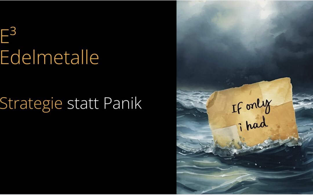 Strategie statt Panik